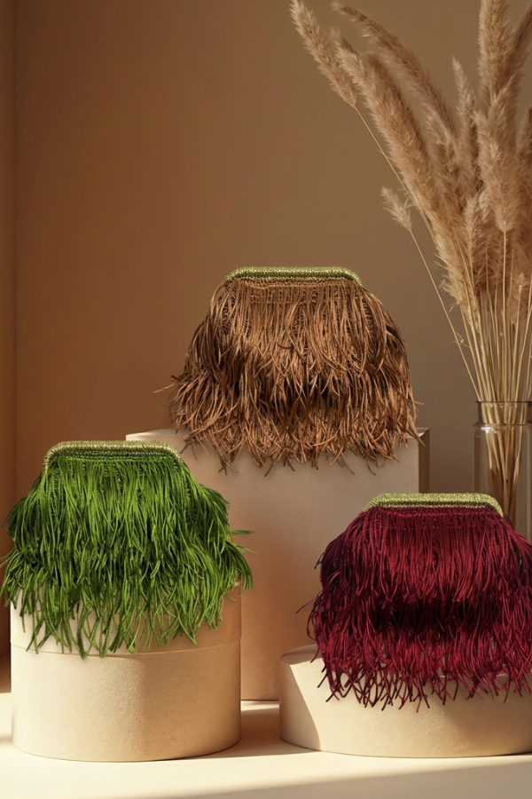 Shoregrass Fringe Clutch