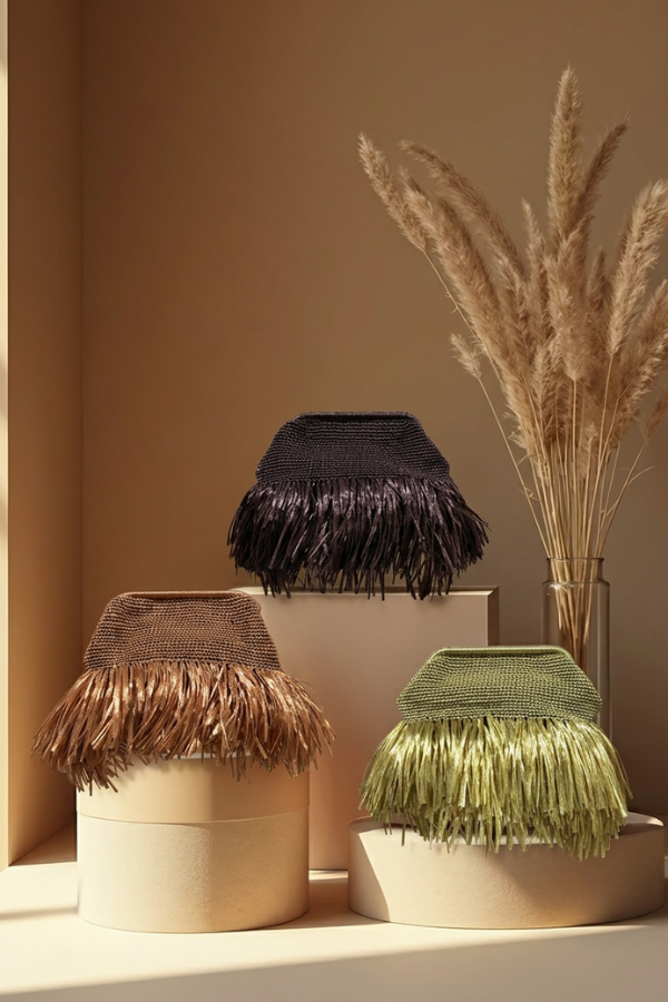 Tidegrass Fringe Clutch