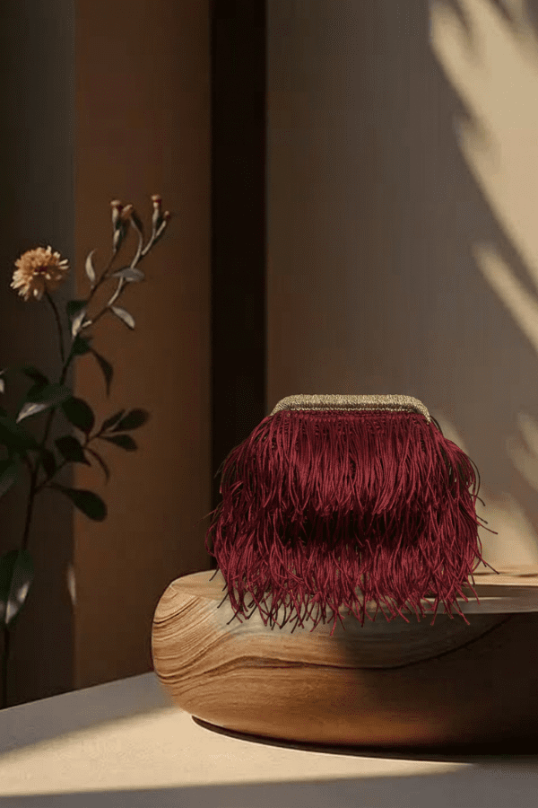 Shoregrass Fringe Clutch - Image 1