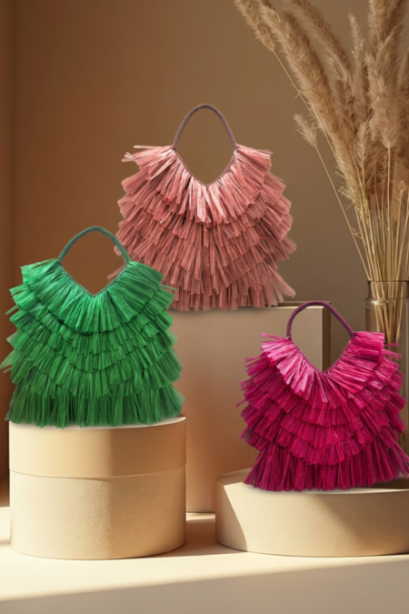Dune Wave Fringe Bag.