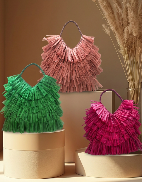 Dune Wave Fringe Bag.