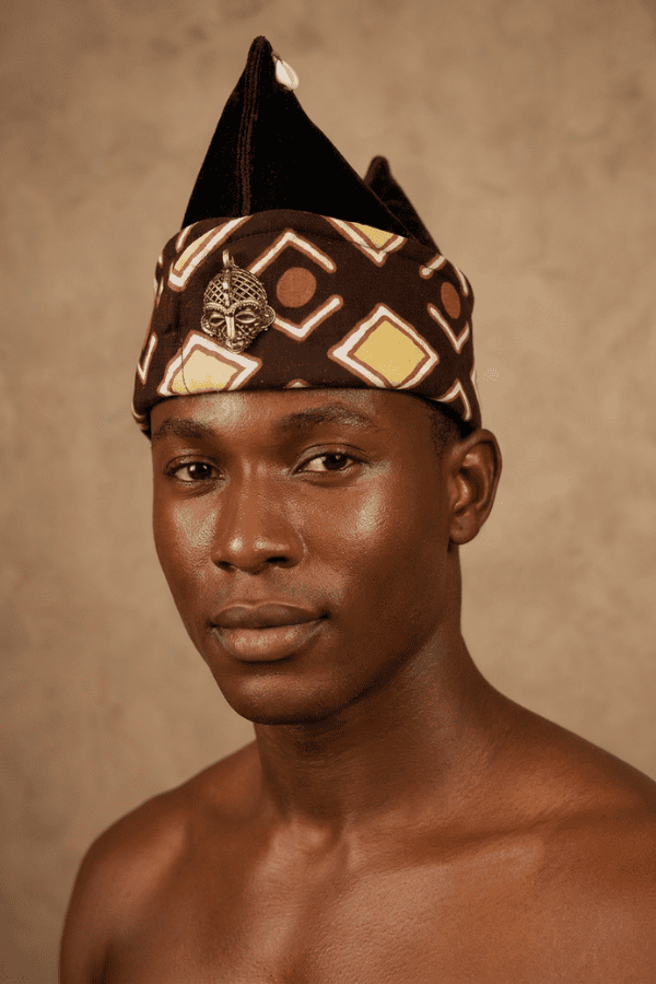 The Heritage Geometric Peak Cap