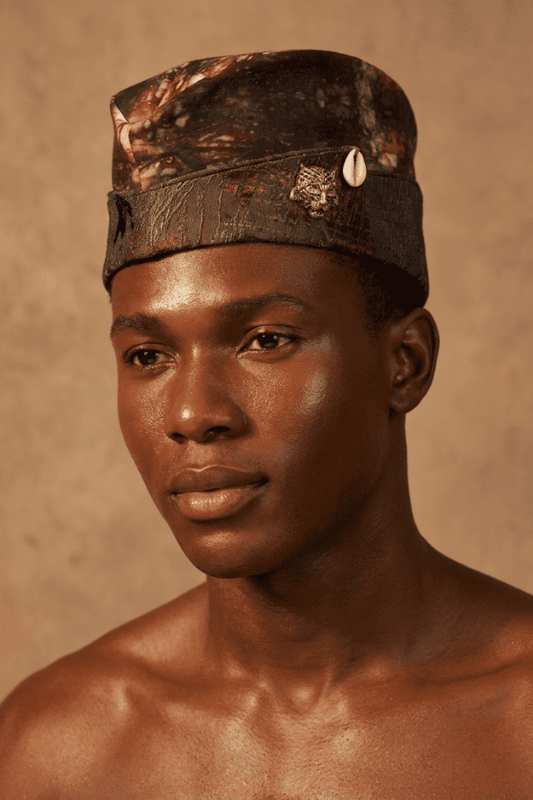 The Royal Leopard Tapestry Cap