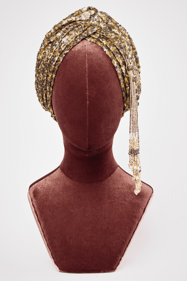 Golden Dazzle Turban