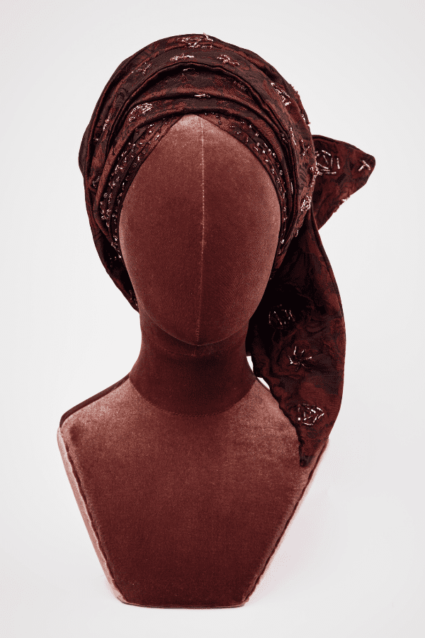Luxe Mocha Turban