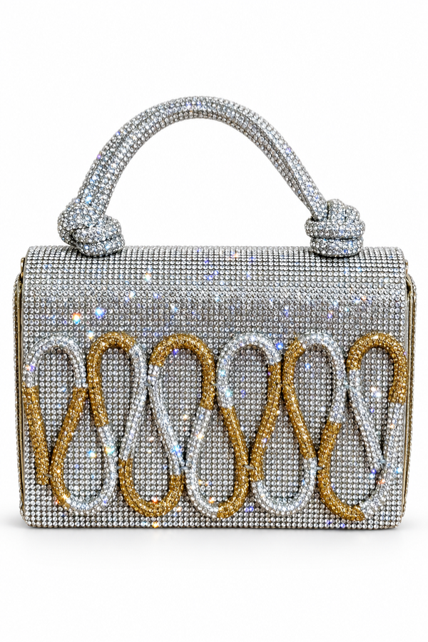 Midnight Beaded Box Bag