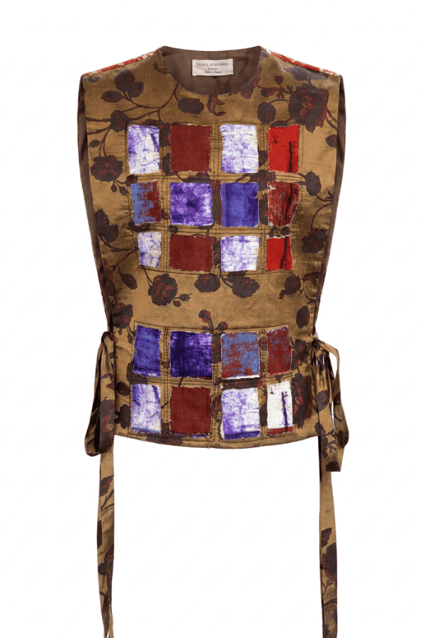 Adinkra Mosaic Vest