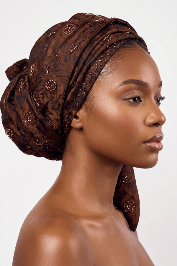 Luxe Mocha Turban