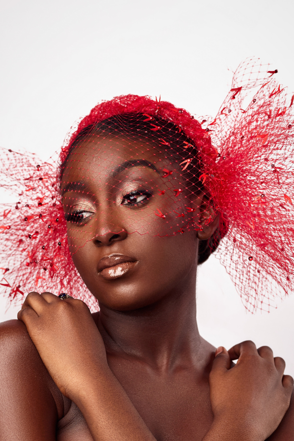 Scarlet Majesty Headpiece
