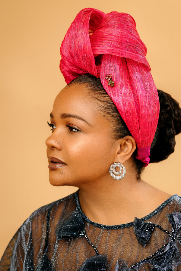 Maxi Turban — Pleated Knot
