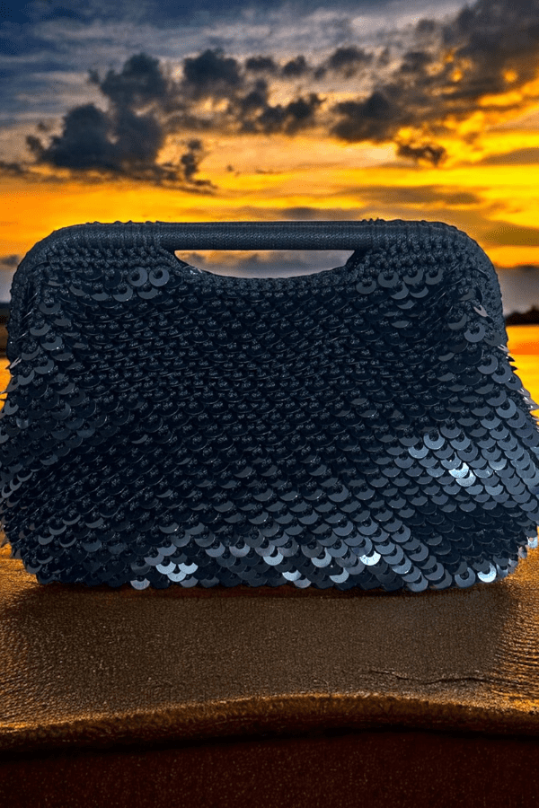 Midnight Sparkle Clutch